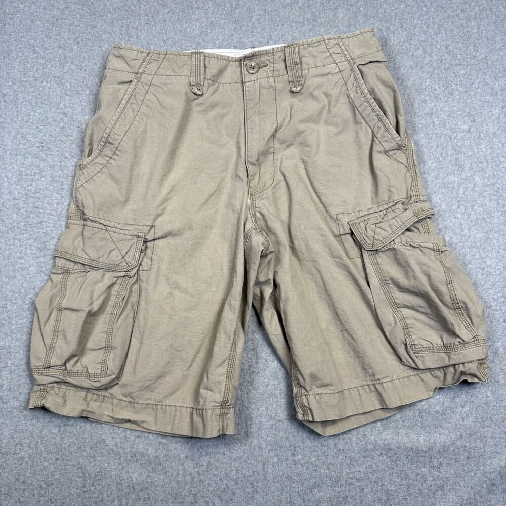 Vintage Polo Ralph Lauren Jeans Tan Cargo Shorts Men's Size 34 Cotton